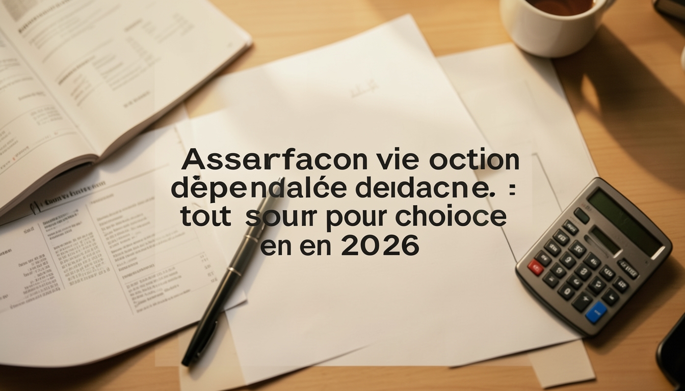 assurance vie option dépendance pour protection contre la dépendance